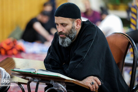 مراسم معنوی اعتکاف در اردبیل