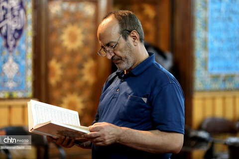 مراسم معنوی اعتکاف در اردبیل