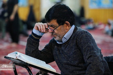 مراسم معنوی اعتکاف در اردبیل