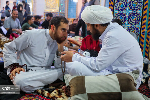 مراسم معنوی اعتکاف در اردبیل