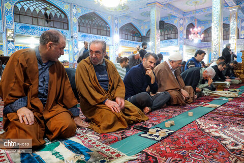 مراسم معنوی اعتکاف در اردبیل