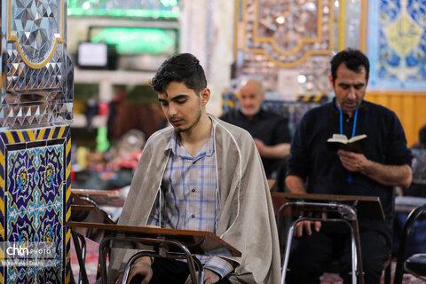 مراسم معنوی اعتکاف در اردبیل