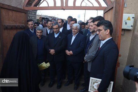 بازدید و آیین افتتاحیه ظرفیت های گردشگری وصنایع دستی   در سفر مظفری استاندار خراسان رضوی به همراه مدیران استانی به شهرستان تربت جام