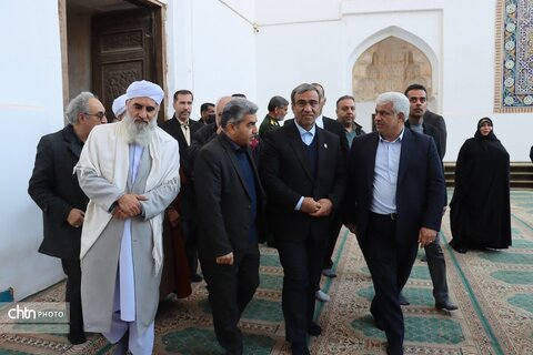 بازدید و آیین افتتاحیه ظرفیت های گردشگری وصنایع دستی   در سفر مظفری استاندار خراسان رضوی به همراه مدیران استانی به شهرستان تربت جام