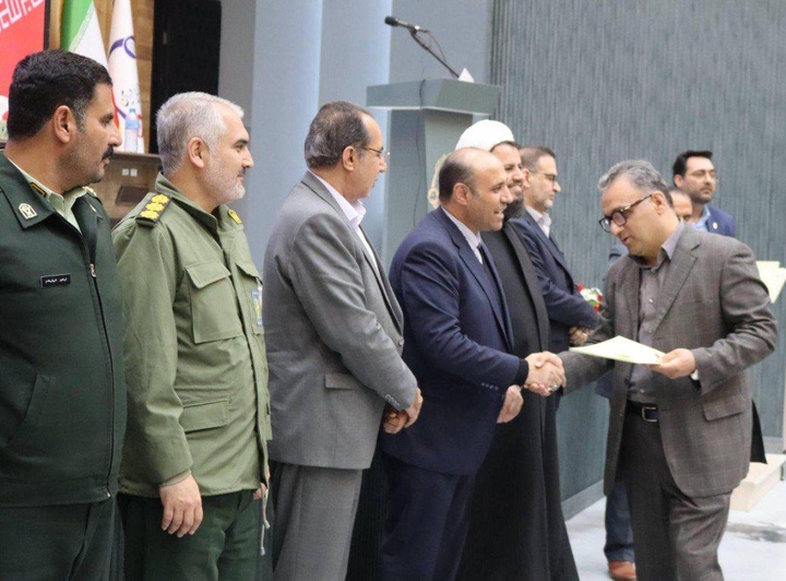 تجلیل فرماندار ویژه ورامین از رئیس اداره میراث‌فرهنگی شهرستان