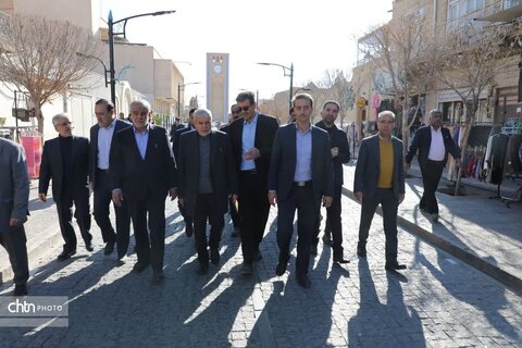 توسعه گردشگری و صیانت از میراث تاریخی؛ بازدیدهای میدانی وزیر میراث‌فرهنگی از پروژه‌های شاخص یزد_تصویری ۲