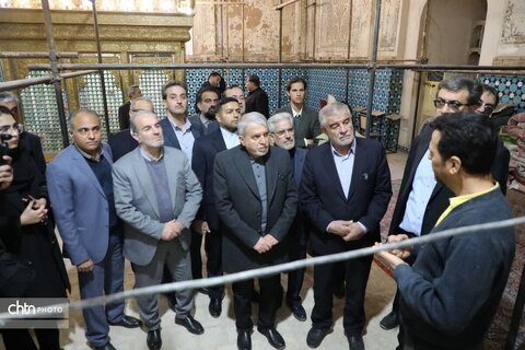 توسعه گردشگری و صیانت از میراث تاریخی؛ بازدیدهای میدانی وزیر میراث‌فرهنگی از پروژه‌های شاخص یزد_تصویری ۲