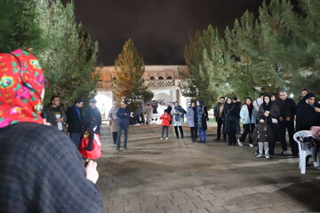 اجرای مراسم آیینی در باغ و عمارت جهانی اکبریه بیرجند