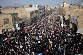 راهپیمایی پرشور مردم قم در محکومیت تروریست‌ها