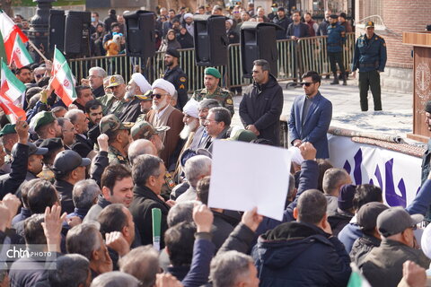 تجمع باشکوه مردم ارومیه در محکومیت  اقدامات تروریستی