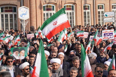 تجمع باشکوه مردم ارومیه در محکومیت  اقدامات تروریستی