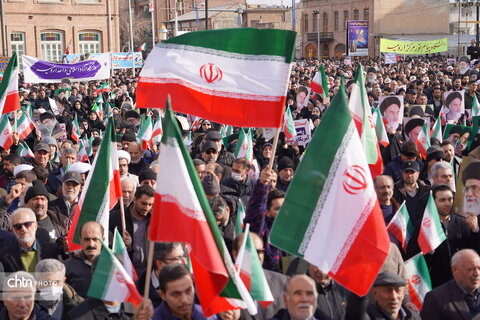 تجمع باشکوه مردم ارومیه در محکومیت  اقدامات تروریستی