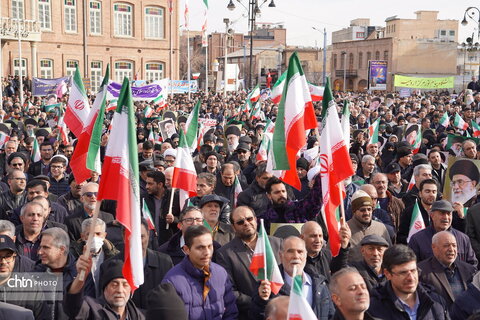 تجمع باشکوه مردم ارومیه در محکومیت  اقدامات تروریستی