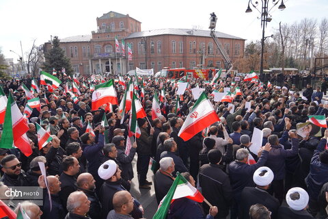 تجمع باشکوه مردم ارومیه در محکومیت  اقدامات تروریستی