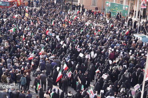 تجمع باشکوه مردم ارومیه در محکومیت  اقدامات تروریستی