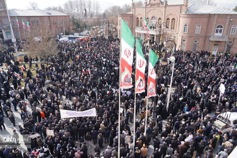 تجمع باشکوه مردم ارومیه در محکومیت  اقدامات تروریستی