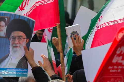 راهپیمایی محکومیت اغتشاشات در اردبیل