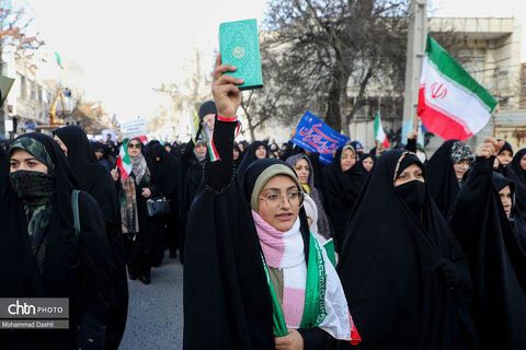 راهپیمایی محکومیت اغتشاشات در اردبیل