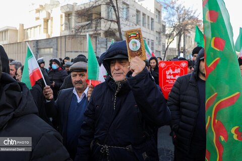 راهپیمایی محکومیت اغتشاشات در اردبیل