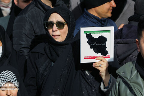 راهپیمایی محکومیت اغتشاشات در اردبیل