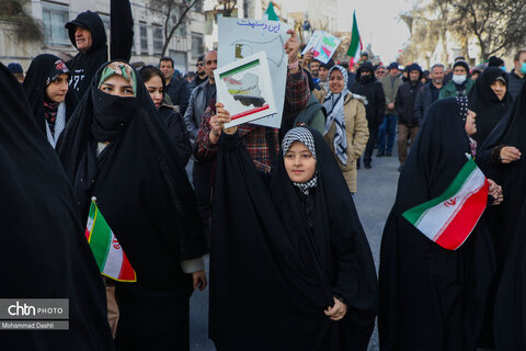 راهپیمایی محکومیت اغتشاشات در اردبیل