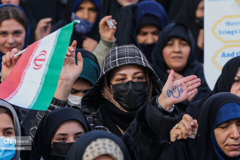 راهپیمایی محکومیت اغتشاشات در اردبیل