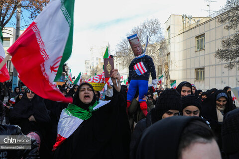 راهپیمایی محکومیت اغتشاشات در اردبیل