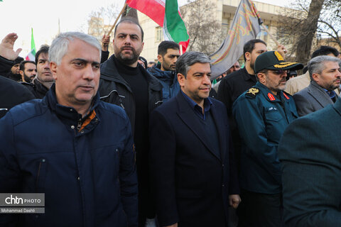 راهپیمایی محکومیت اغتشاشات در اردبیل