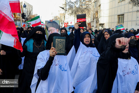 راهپیمایی محکومیت اغتشاشات در اردبیل