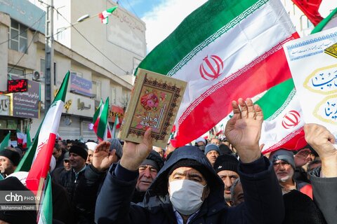 راهپیمایی محکومیت اغتشاشات در اردبیل