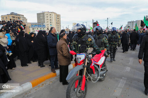 راهپیمایی محکومیت اغتشاشات در اردبیل