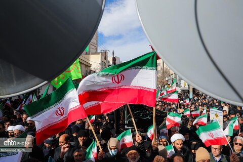 راهپیمایی محکومیت اغتشاشات در اردبیل