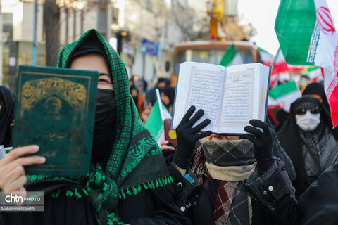 راهپیمایی محکومیت اغتشاشات در اردبیل