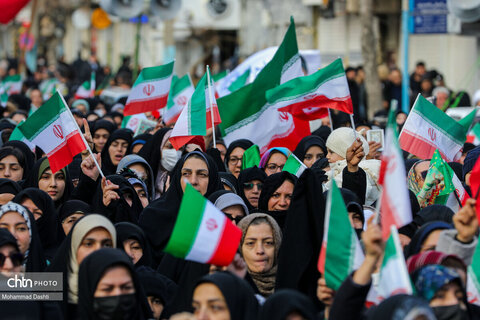 راهپیمایی محکومیت اغتشاشات در اردبیل