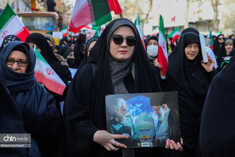 راهپیمایی محکومیت اغتشاشات در اردبیل