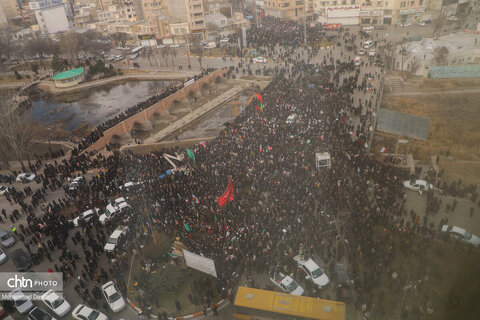 راهپیمایی محکومیت اغتشاشات در اردبیل