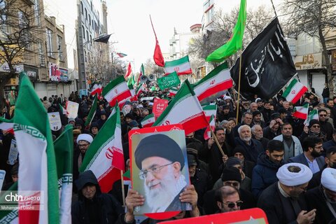 راهپیمایی محکومیت اغتشاشات در اردبیل