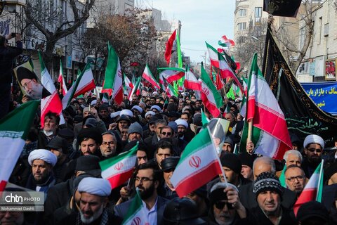 راهپیمایی محکومیت اغتشاشات در اردبیل