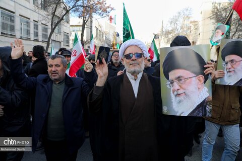 راهپیمایی محکومیت اغتشاشات در اردبیل