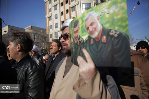 راهپیمایی پرشور مردم قم در محکومیت تروریست‌های آشوبگر