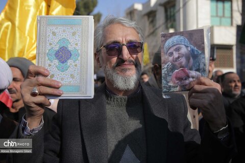 راهپیمایی پرشور مردم قم در محکومیت تروریست‌های آشوبگر