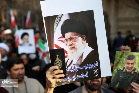 راهپیمایی پرشور مردم قم در محکومیت تروریست‌های آشوبگر