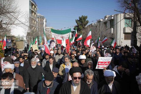 راهپیمایی پرشور مردم قم در محکومیت تروریست‌های آشوبگر