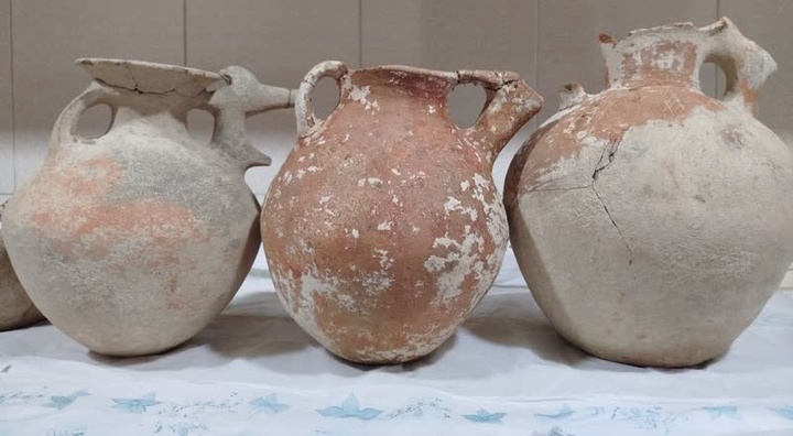 اهدای ۲۰ قطعه سفال تاریخی به موزه تکاب