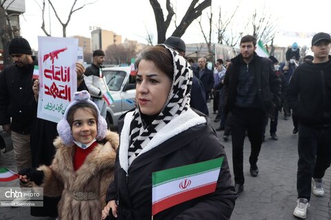 حضور پر خروش مردم تبریز در محکومیت اقدامات تروریست‌های مسلح