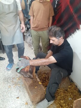 بازدید معاون صنایع‌دستی استان کرمانشاه از کارگاهای صنایع‌دستی