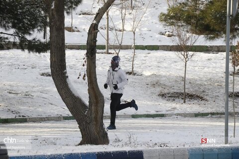 عینالی تبریز در برف