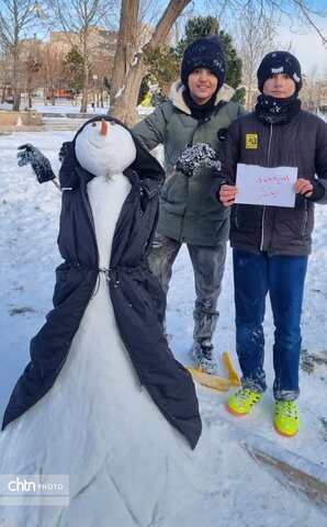 جشنواره آدم برفی در کارخانه کبریت