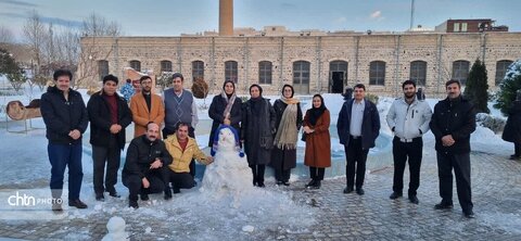 جشنواره آدم برفی در کارخانه کبریت