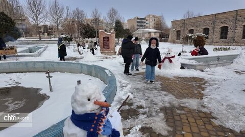 جشنواره آدم برفی در کارخانه کبریت